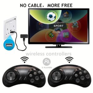 Retro Stick 3.1 And 2 Wireless Controllers, Extreme Mini Game Box, Plug And Play Game Console for TV